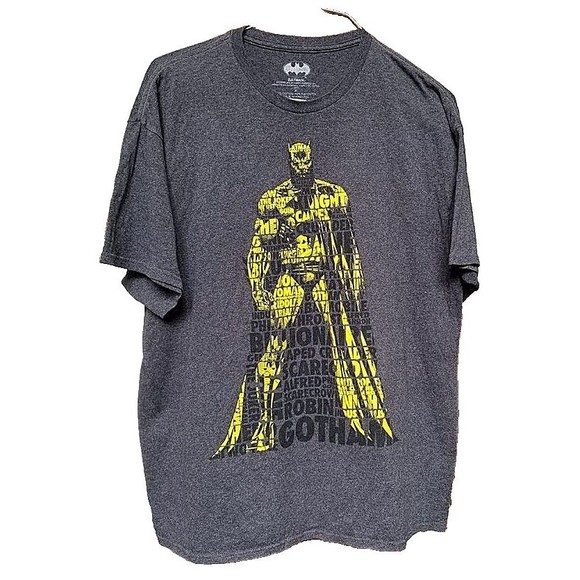 BATMAN Other - Batman T-Shirt XL Gotham Movie Superhero Cartoon DC Comics Bruce Wayne